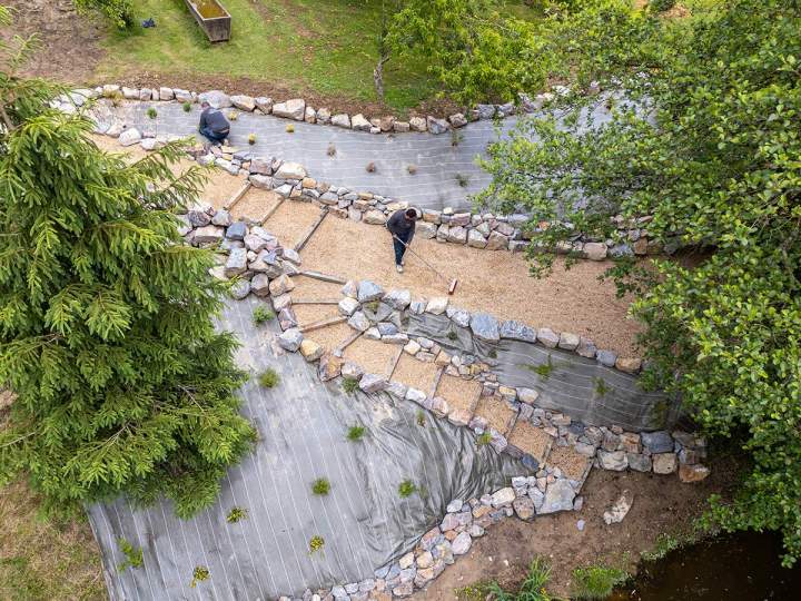 Allée jardin Riaillé